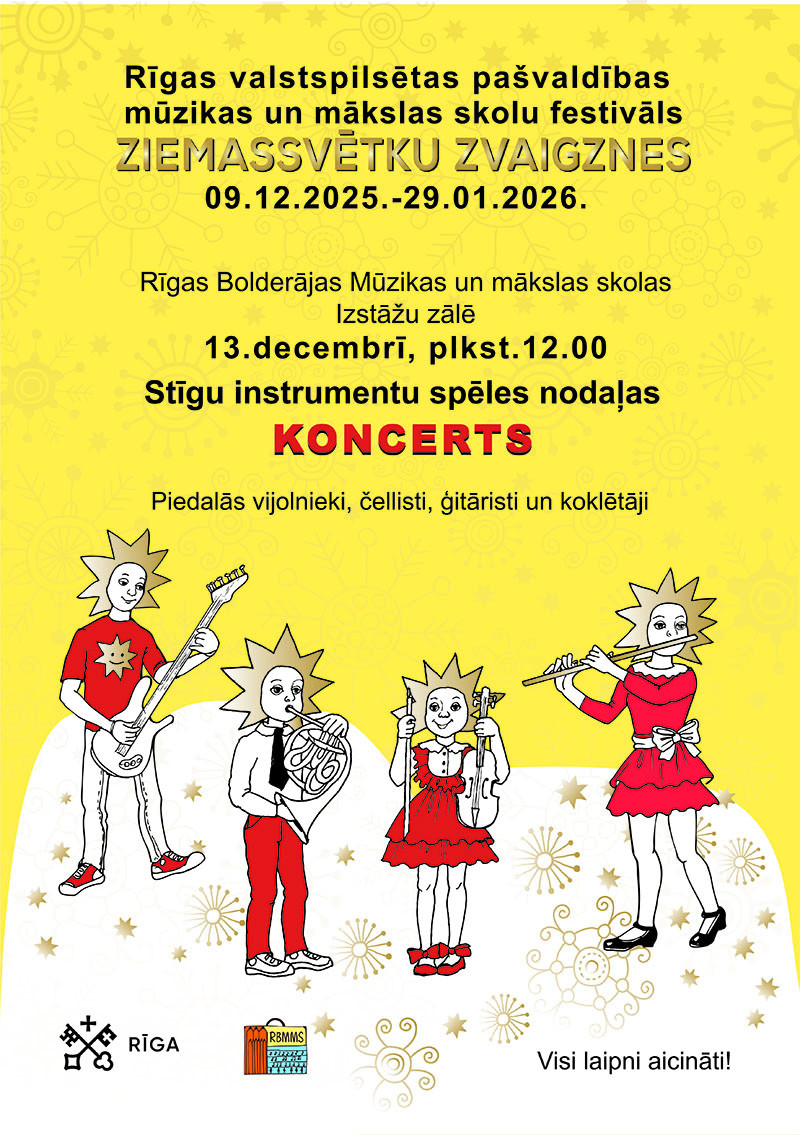 RBMMS Stīgu instrumentu spēles nodaļas koncerts